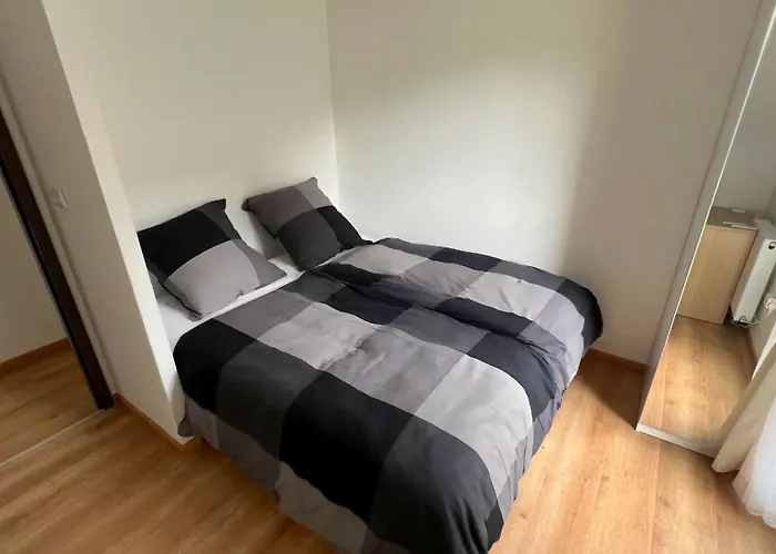 With Double Size Bed In Center